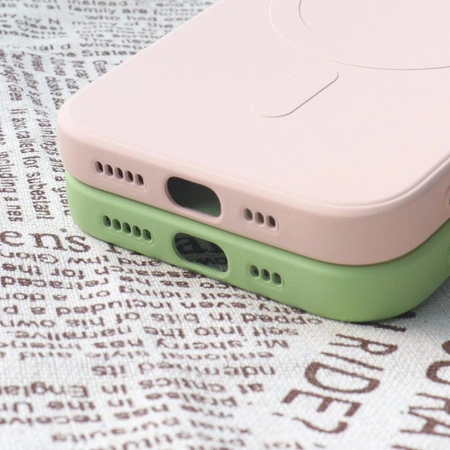 MagSafe-kompatible Silikonhülle für iPhone 15 Plus Silikonhülle – Schwarz