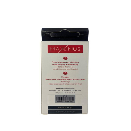 Bateria do APPLE IPHONE 7 1960mAh Maxximus