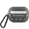Original Handyhülle APPLE AIRPODS PRO Mercedes Cover Large Star Pattern (MEAP8DPMGS) schwarz