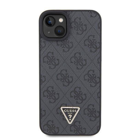 Original Case APPLE IPHONE 15 PLUS Guess Hardcase Crossbody 4G Metal Logo (GUHCP15MP4TDSCPK) black