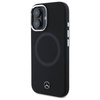 Original Handyhülle IPHONE 16 Mercedes Hardcase Silicone Tonal Logo MagSafe (MEHMP16S23SUTTK) schwarz
