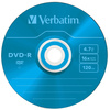 Płyta DVD-R Verbatim COLOUR SLIM 4.7GB   16X 5szt wielokolorowy 43557