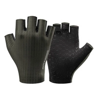 Rockbros Breathable Short Finger Cycling Gloves Size: M - Green