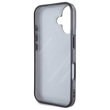 Original Handyhülle IPHONE 16 PLUS BMW Hardcase Motosport IML Random Stripes (BMHCP16M23HTRAK) schwarz