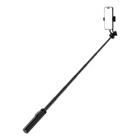 Wozinsky Selfie stick WC1Y2S teleskopowy tripod 1.3m ze stopu aluminium z uchwytem na telefon - czarny