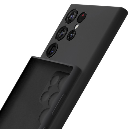 3MK SILICONE CASE SAMSUNG S24 ULTRA BLACK