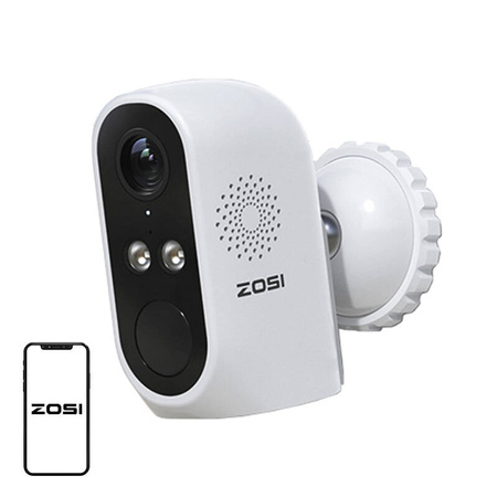 IP Outdoor Camera + Solar Panel ZOSI C1Pro WiFi 3MP IP66
