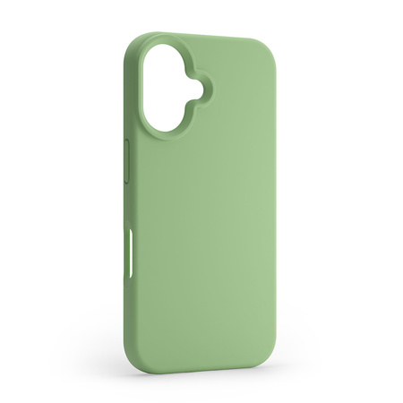Nakładka Etteri Silicone Case do iPhone 16 6,1" jasnozielona