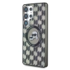 Etui Karl Lagerfeld Button Karl & Choupette Heads On KL Pattern MagSafe Samsung Galaxy S25 Ultra czarny