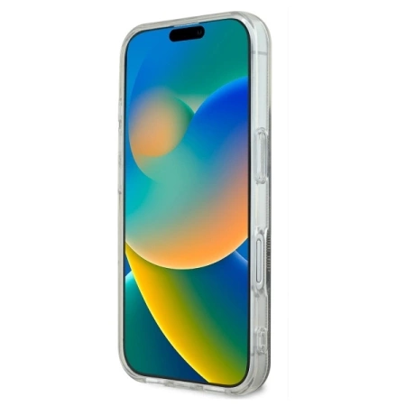 Guess IML 4G MagSafe Hülle für iPhone 16 Plus – Braun