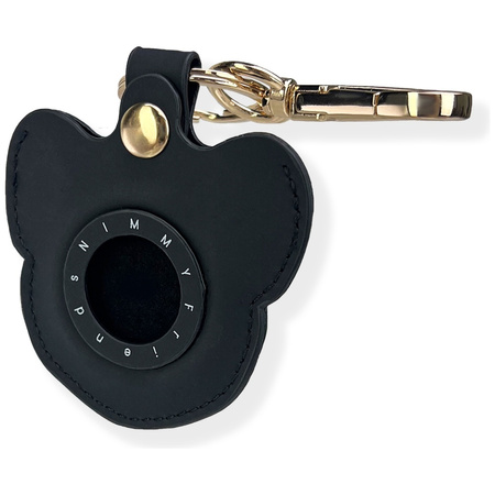 Etui na lokalizator / brelok Nimmy       Glasses Cool Dog czarny