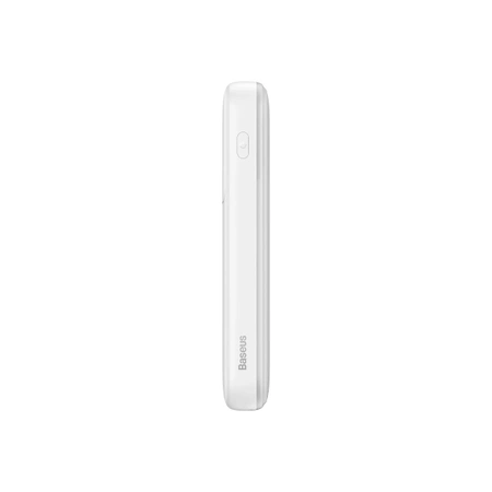 Baseus Comet Series powerbank with display 10000mAh 22.5W - white + USB-A - USB-C 0.3m cable - white