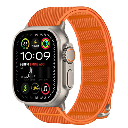 TECH-PROTECT NYLON SLIP APPLE WATCH 6 / 7 / 8 / 9 / 10 / SE / ULTRA 1 / 2 (44 / 45 / 46 / 49 MM) ORANGE