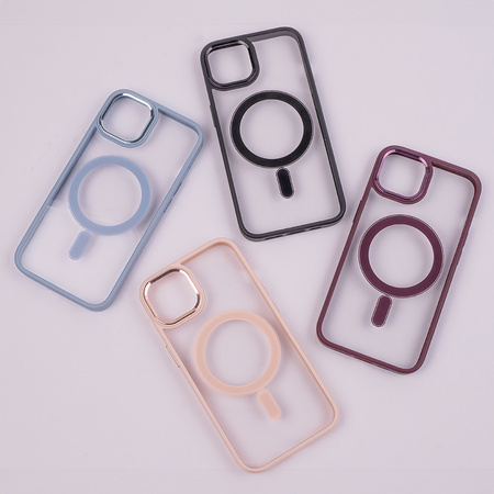 Nakładka Satin Clear Mag do iPhone 15 Plus 6,7&quot; czarna