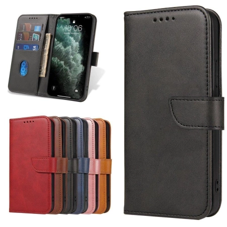 Magnet Case Elegantes Case Cover Flip Cover mit Standfunktion Vivo Y51 2020 / Y51A schwarz