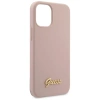 Guess Silicone Script - Etui iPhone 12 mini (różowy)