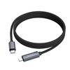 HOCO kabel Typ C do Lightning z wyświetlaczem PD 27W X112 1 m czarny