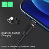 DENMEN KABEL USB 3W1 DENMEN CZARNY D18 MAGNETYCZNY MICRO TYP-C IPHONE 2,4A  1M