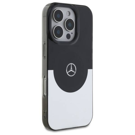 Original Handyhülle IPHONE 16 PRO MAX Mercedes Hardcase Double Layer BiColor MagSafe (MEHMP16X23HBIGK) schwarz
