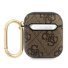 Guess GUA24GSMW AirPods cover brązowy/brown 4G Script Metal Collection