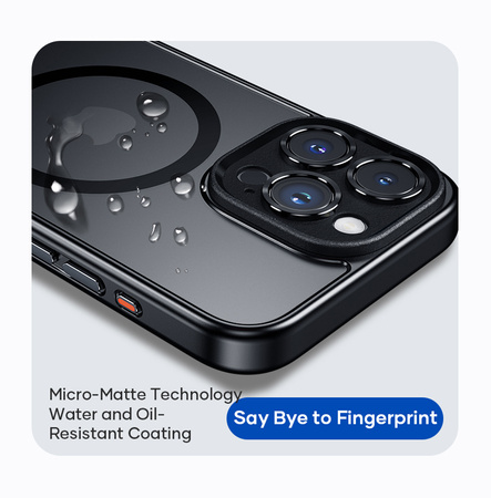 Rock Etui Guard Touch Matte Series Magnetic do Iphone 15 Plus czarne