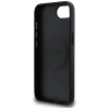 Guess PU Leder 4G Farbige Ringhülle mit MagSafe für iPhone 16e - Schwarz