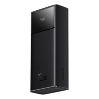 Baseus EnerFill FP41 30000mAh 22,5W Powerbank mit Baseus Simple USB-A - USB-C 3A 30cm Kabel - Schwarz