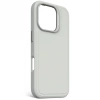 Decoded AntiMicrobial Silicone Stacks Backcover with MagSafe for iPhone 16 Pro - Gray