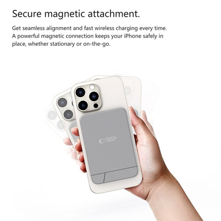 TECH-PROTECT PB15 LIFEMAG MAGSAFE POWER BANK 10000MAH SPACE GRAY