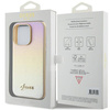 Oryginalne Etui GUESS hardcase Saffiano Iridescent Script GUHCP14LPSAIRSD do Iphone 14 Pro złoty