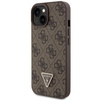 Oryginalne Etui APPLE IPHONE 15 Guess Hardcase Crossbody 4G Metal Logo (GUHCP15SP4TDSCPW) brązowe