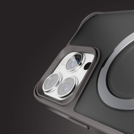 Nakładka Etteri Matt Mag Ring do iPhone 17 Air szara