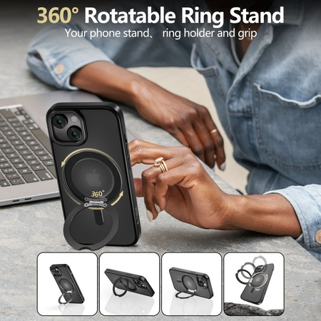 TECH-PROTECT MAGRING MAGSAFE IPHONE SE 4 2025 MATTE BLACK