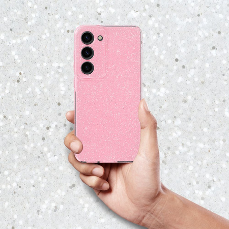 Futerał CLEAR CASE 2mm BLINK do SAMSUNG A05S różowy