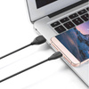 Remax Lesu Pro kabel przewód USB - Lightning 480 Mbps 2,1 A 1 m czarny (RC-160i black)