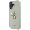Etui IPHONE 16 Guess Grained Big 4G Logo Small Classic Logo zielone