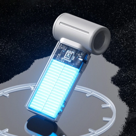 Mini wentylator Jisulife Handheld Fan Life9 5000mAh przenośny wiatraczek USB - szary