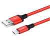 HOCO kabel X14 Micro USB 3.1A 2M Czerwony