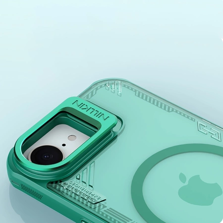 Etui Nillkin Iceblade Prop Magnetic z podstawką na iPhone 16e - zielone