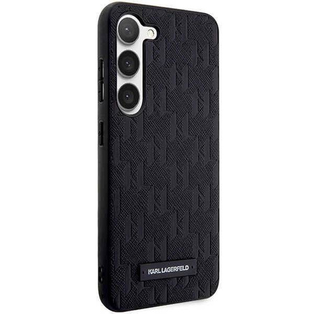 Karl Lagerfeld KLHCS23MSAKLHPK S23+ S916 Hartschalenkoffer schwarz/schwarz Saffiano Mono Metal Logo