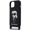 Etui Karl Lagerfeld Crossbody Silicone Ikonik do iPhone 15 - czarne