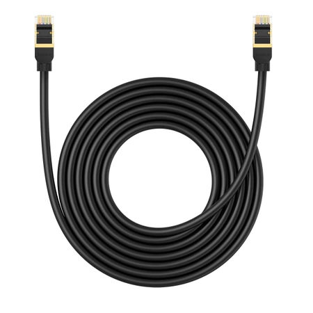 Baseus High Speed ​​​​Cat 8 40 Gb/s Ethernet-Kabel 5 m – Schwarz