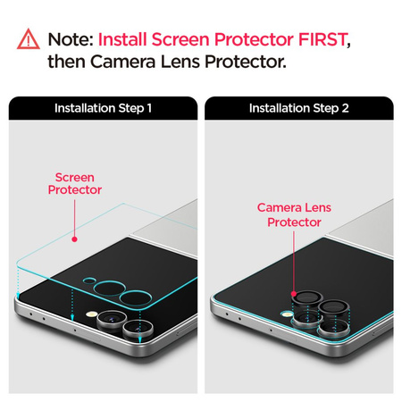 SZKŁO HARTOWANE SPIGEN GLAS.TR ”EZ FIT” HD 2-PACK GALAXY Z FLIP 7 CLEAR