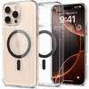 Etui Spigen Ultra Hybrid Mag z MagSafe Carbon Fiber na iPhone 16 Pro Max - ciemnoszare