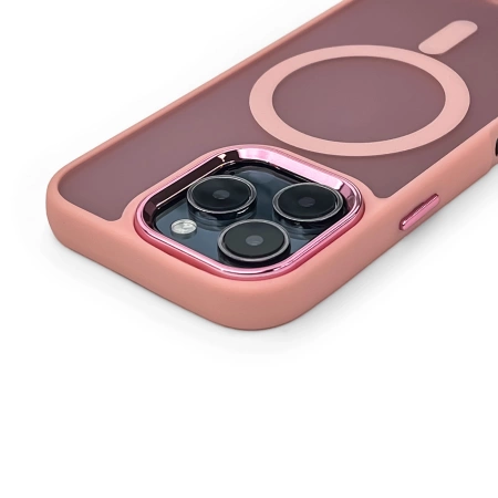 Magnetic Collection MagSafe-Hülle für iPhone 16 Pro – Rosa