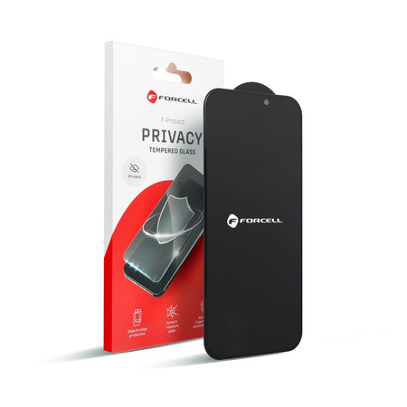 Szkło Hartowane Forcell Privacy Glass - do Iphone 7 / 8 / SE 2020 / SE 2022 czarny