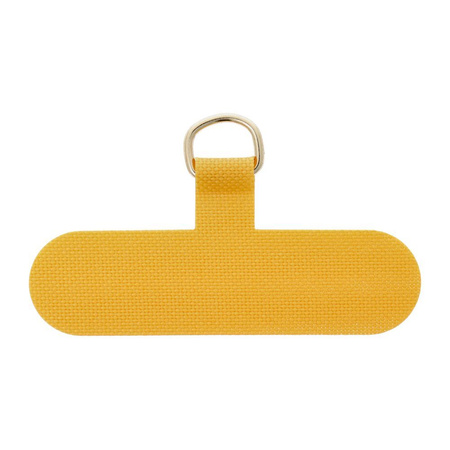 Wkładka nylonowa do telefonu pod zawieszkę - żółty