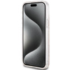 Oryginalne Etui GUESS Hardcase GUHMP15SHGCUSTGW do iPhone 15 (Kompatybilny z Magsafe / IML GCUBE / brązowy)