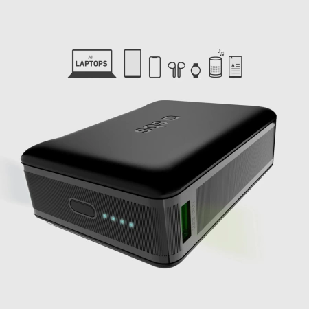 Powerbank SBS 20000mAh 65W PD AFC USB-C USB-A do laptopa, tabletu, smartfona - czarny