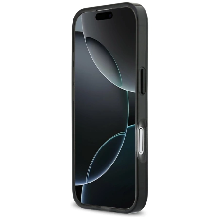 BMW M IML Metallknöpfe, dreifarbige Linien, MagSafe-Hülle für iPhone 17 - Schwarz